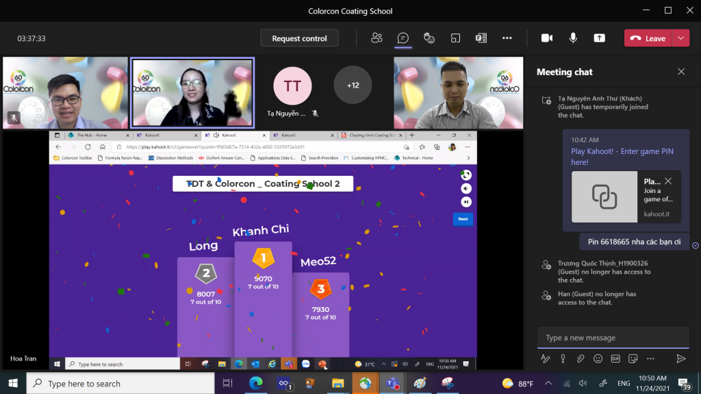 Colorcon Kahoot